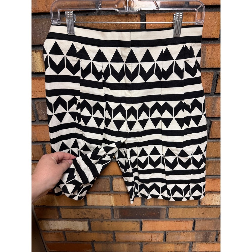 Edun Geometric Print High Waist Bermuda Shorts - Picture 3 of 3